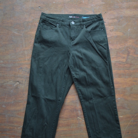 Style & Co. Jeans Style Co Dark Green Jeans Poshmark